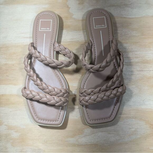 Dolce Vita Braided Tan Sandals Women’s Size 10 - Picture 2 of 6